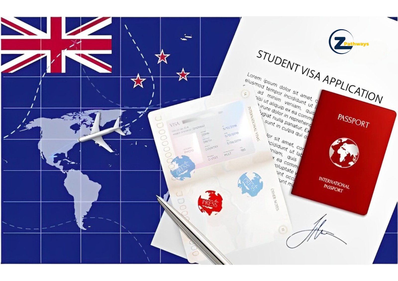 Visa Du Học New Zealand thư mời nhập học