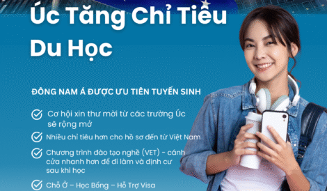 Úc Tăng Hạn Ngạch Du Học Sinh Quốc Tế Lên 295.000 – Đông Nam Á Được Ưu Tiên Tuyển Sinh