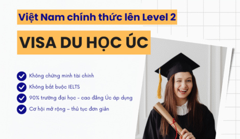Việt Nam chính thức được nâng lên Level 2 khi xin visa du học Úc