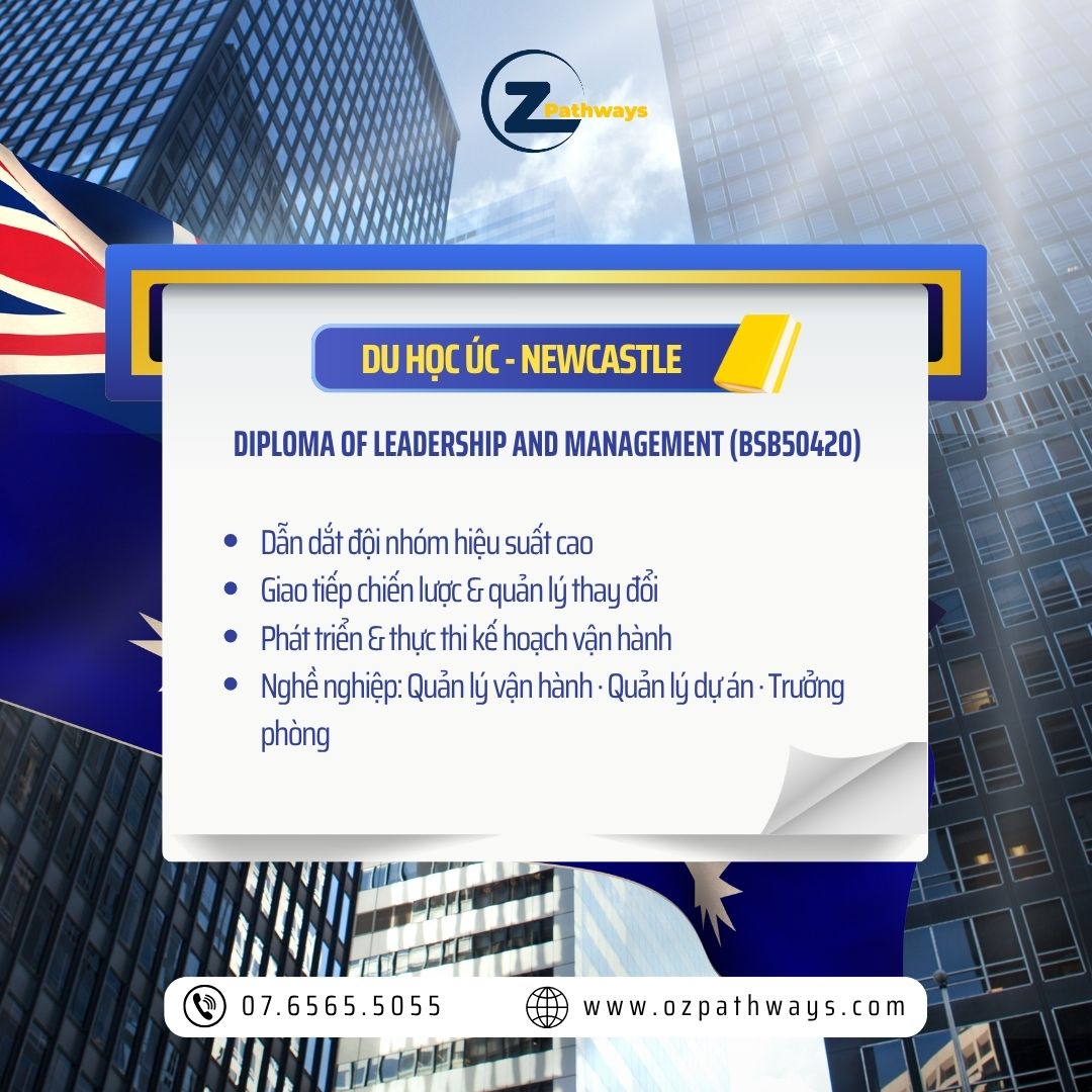 Diploma of Leadership and Management (BSB50420) – Lãnh đạo và Quản lý tại Úc