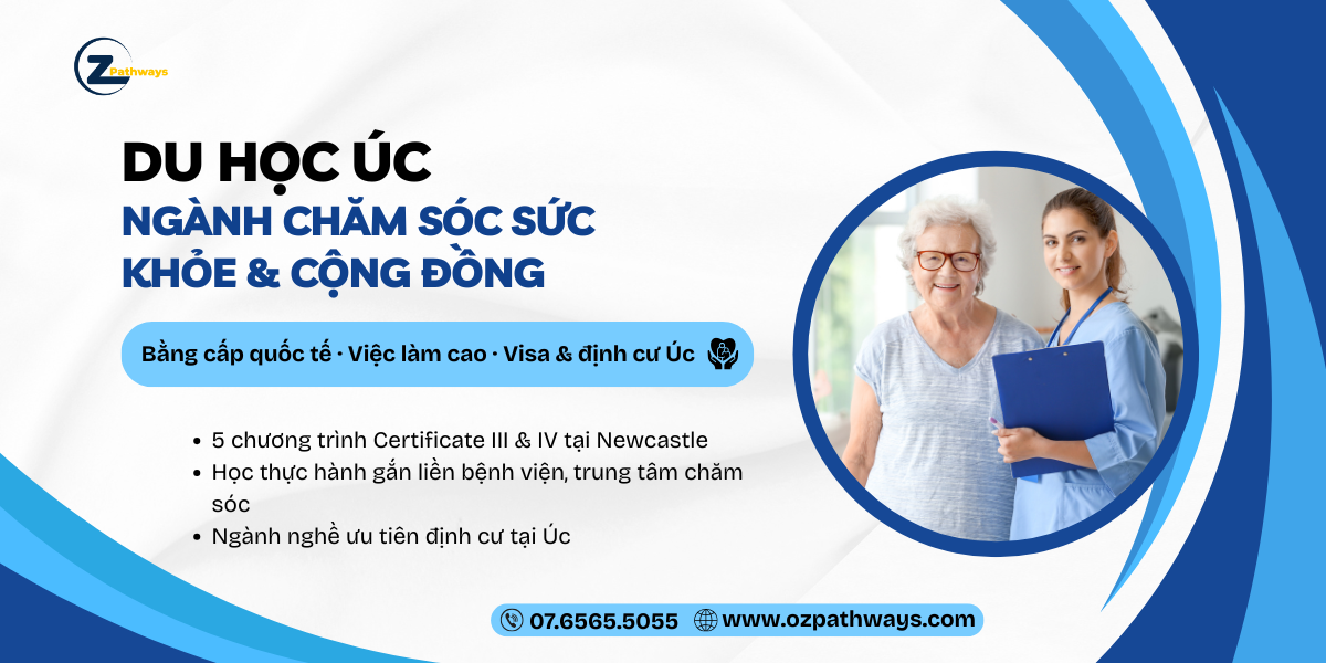 Du học Úc ngành chăm sóc sức khỏe tại Newcastle – Tuyển sinh 2025 cover
