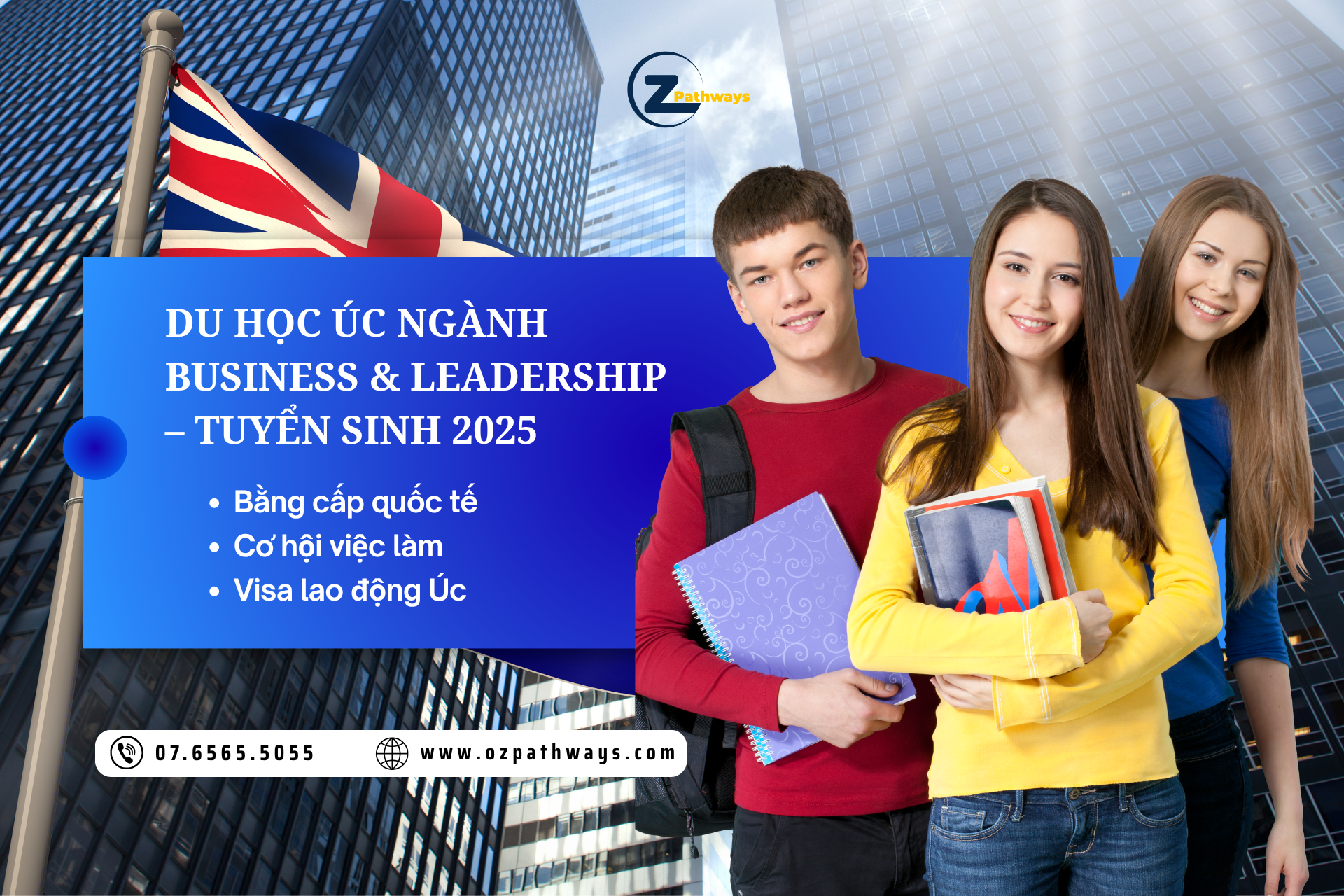Du học Úc ngành Business & Leadership tại Newcastle – Tuyển sinh 2025