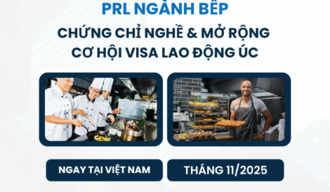 RPL Úc Ngành Bếp 2025 – Biến kinh nghiệm làm việc thành chứng chỉ nghề & mở rộng cơ hội visa lao động Úc