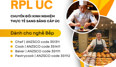 RPL là gì? Chuyển đổi kinh nghiệm nghề bếp thành bằng cấp Úc