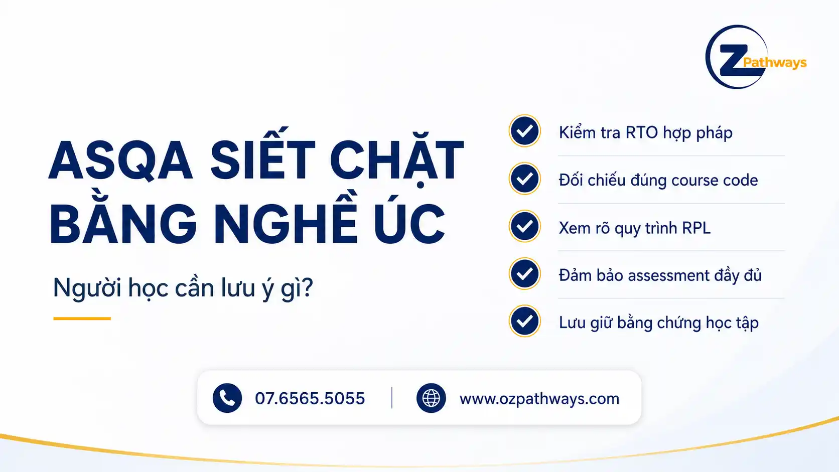 ASQA Siết Chặt Bằng Nghề Úc: Người Học Cần Lưu Ý Gì