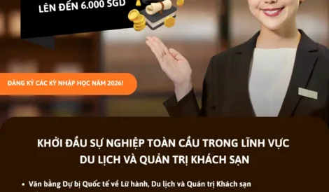 Du học Singapore ngành Du lịch – Khách sạn 2026