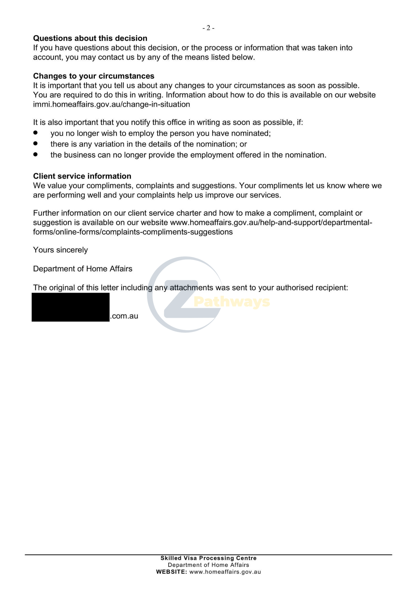Visa 186 Direct Entry: Nomination Được Phê Duyệt 3